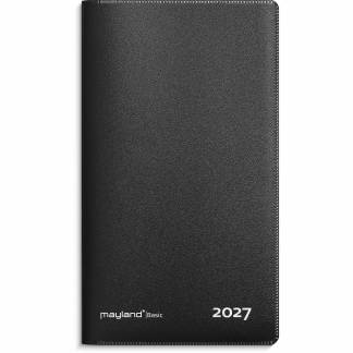 Mayland 27090100 basic m&aring;nedskalender 17,3x9,8cm sort 