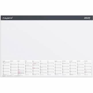 Mayland 27137000 skriveunderlag &aring;rskalender 40x60cm 