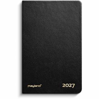 Mayland 27162010 uge lommekalender 11,5x7,5cm sort 