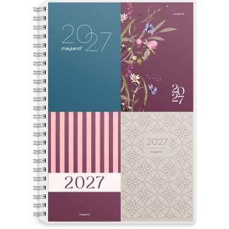 Mayland 27200710 ugekalender 4 illustrationer A5 tv&aelig;rformat 