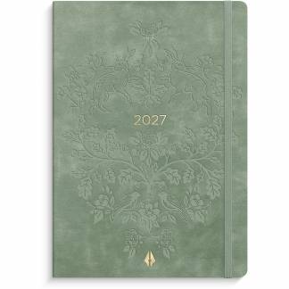 Burde 27201420 Forma Deluxe ugekalender A6 gr&oslash;n tv&aelig;rformat 