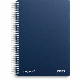 Mayland 27210020 dag spiralkalender 17,5x13,5cm bl&aring; 