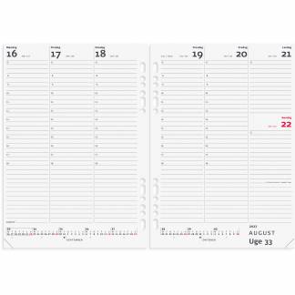 Mayland 27295000 System ugekalender A5 refill h&oslash;jformat 
