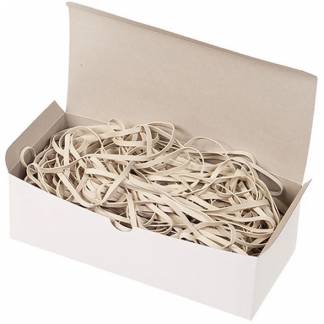 Gummib&aring;nd 220x5mm 500g hvid