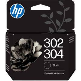 HP 302/304 bl&aelig;kpatron Sort 120ark
