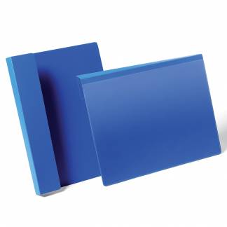 Durable hængende lagerlomme A4 tværformat blå 