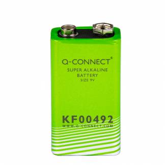 Q-connect Super Alkaline 9V batteri 1 stk 
