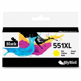 Blybird Blæk CLI-551XL Y Gul 