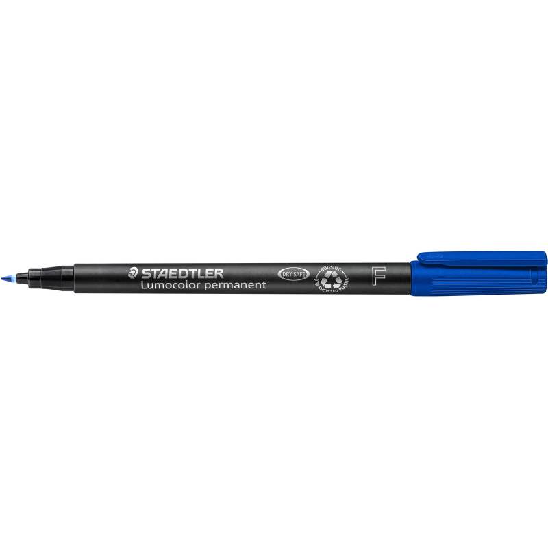 Staedtler Lumocolor 318F permanent overheadpen 0,6mm bl&aring;