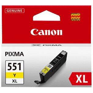 Canon CLI-551YXL Gul Bl&aelig;kpatron, 274 sider
