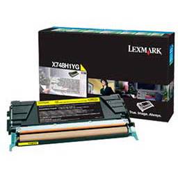 Lexmark X748H1YG Gul Lasertoner, 10.000 sider