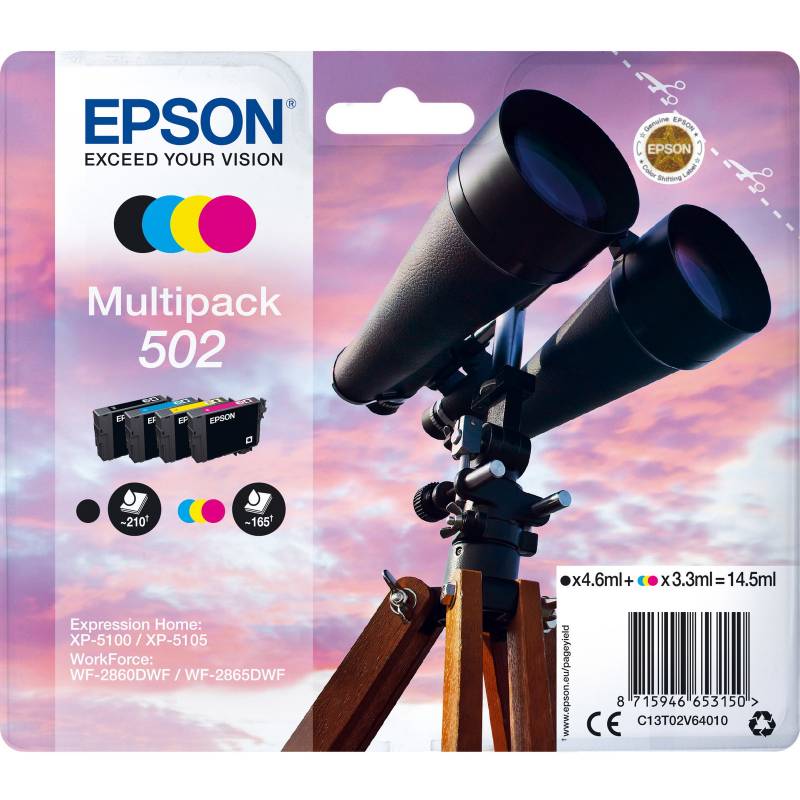 Epson Ink C13T02V64010 CMYK 502