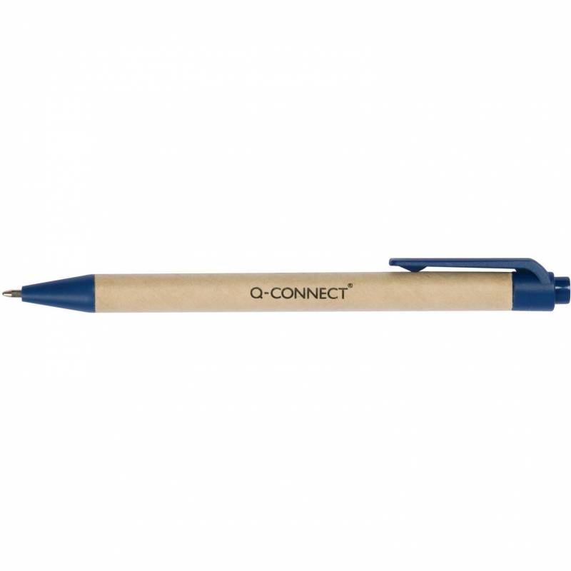 Q-connect Recycled kuglepen 0,7mm bl&aring;