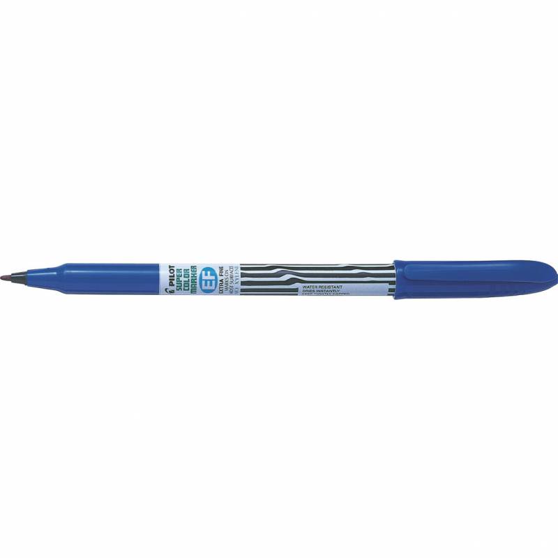 Pilot Super Color Marker Extra Fine 0,8mm bl&aring;