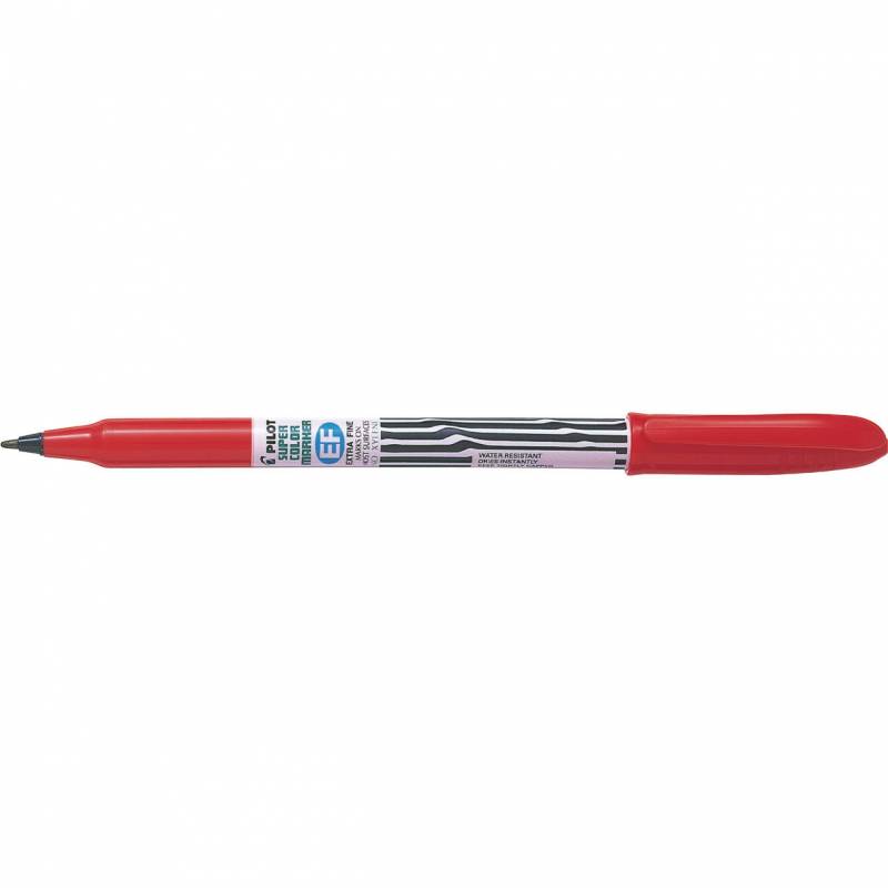 Pilot Super Color Marker Extra Fine 0,8mm r&oslash;d