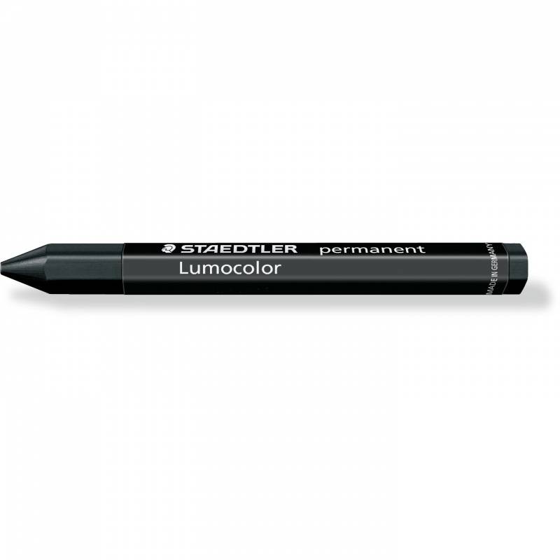 Staedtler Lumocolor 236-9 m&aelig;rkekridt sort