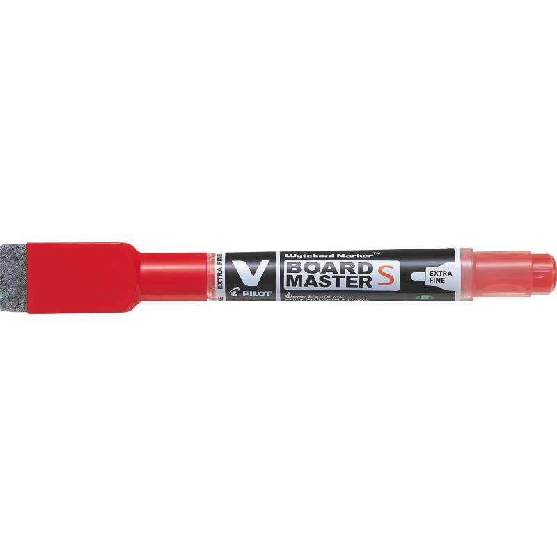 Pilot V-Board Master S whiteboardmarker med visker r&oslash;d