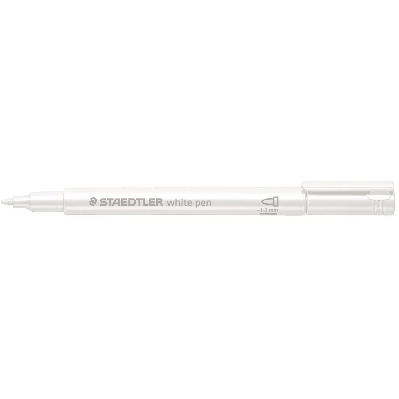 Staedtler 8323 marker 1-2mm metallic hvid
