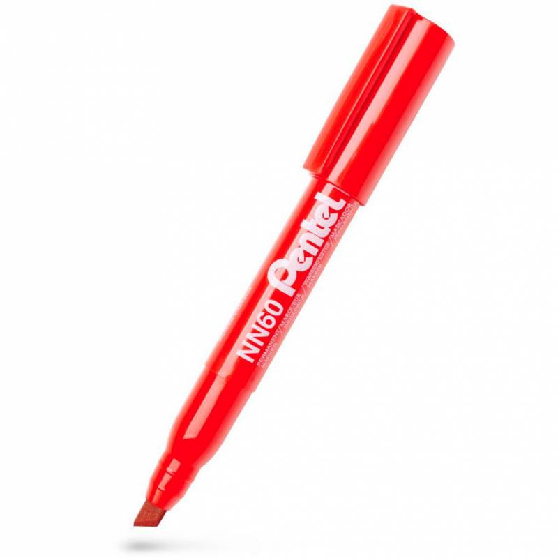 Pentel NN60 permanent marker 2-3mm r&oslash;d