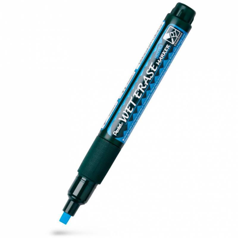 Pentel SMW26 Wet Erase kridtmarker 2-4mm bl&aring;
