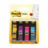 Post-it smalle index i plastdispenser ass. farver 4x35stk/pak