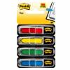 Post-it index pile 12,5x43mm 4 neonfarver 4x24stk/pak