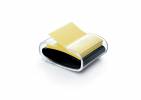 Dispenser Post-it PRO sort inkl. 1 blok Z-notes Canary yellow