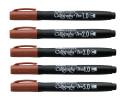 Artline Supreme Calligraphy Pen 5/set sepia