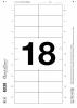 Indstik t/navneskilte printbare 65x30mm (180) DPC6530A-10
