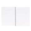 Kollegieblok Bantex m/spiralryg A4+ linjeret 70blade 70g