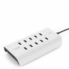 RockStar 10-Port USB Charging Station, White