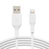 Belkin USB-A to Lightning, White (3m)