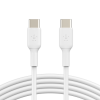 USB-C to USB-C PVC 1m Twin Pack, White