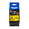 Labeltape Brother TZeFX631 12mmx8m sort på gul fleksibel