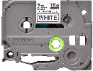 Labeltape Brother TZe-S211 6mmx8m sort på hvid stærk klæb