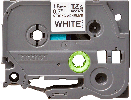 Labeltape Brother TZe-S241 18mmx8m sort på hvid stærk klæb