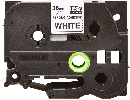 Labeltape Brother TZe-S261 36mmx8m sort på hvid stærk klæb