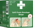 Soft Foam Bandage Beige 6cm x 2m