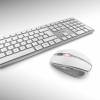 Cherry DW 9100 Slim Wireless Desktop, Silver