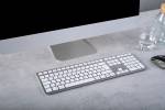 Cherry KW 9100 Slim for MAC Wireless Keyboard, Silver/White