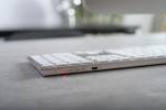 Cherry KW 9100 Slim for MAC Wireless Keyboard, Silver/White