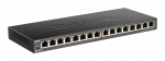 D-LINK 16-Port 10/100/1000Mbps Unmanaged Gigabit Ethernet Sw