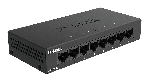 D-LINK 8-Port Gigabit Ethernet Metal Housing Unmanaged Light