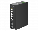 D-LINK 6-Port Gigabit Industrial PoE+ Unmanaged Switch with