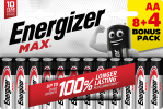 Energizer MAX AA/E91 (8+4 pack)