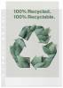 Plastlomme Esselte Recycled A4+ 70my m. præg 50stk/pak