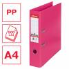 Brevordner PP Esselte No.1 A4 75mm fuchsia