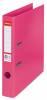 Brevordner Esselte No1 A4 PP fuchsia 50mm smal