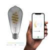 Smart Bulb ST64 CCT Filament (E27), Smokey