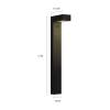 Smart Outdoor Pathway Light, Black (single add-on)